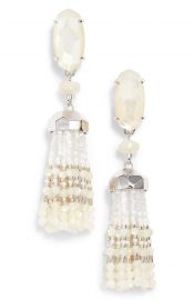 Kendra Scott Dove Tassel Earrings in Ivory at Nordstrom